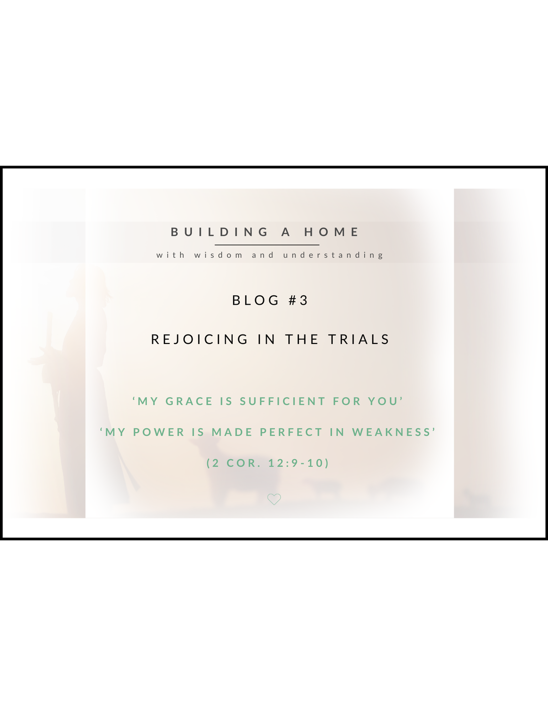 #3: Rejoicing in the Trials