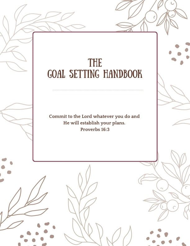 The Goal Setting Handbook - hers  (paperback)