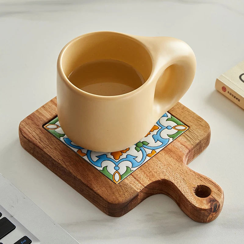 ArtistryGrain HeatGuard Wood Coasters