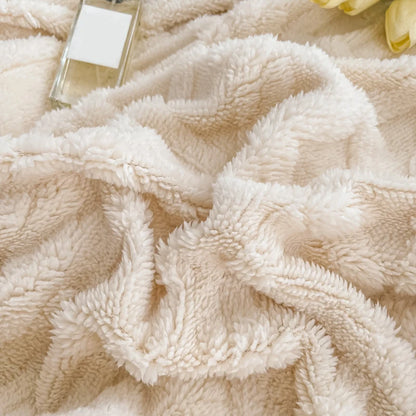 CozyCloud Woolen Haven Throw