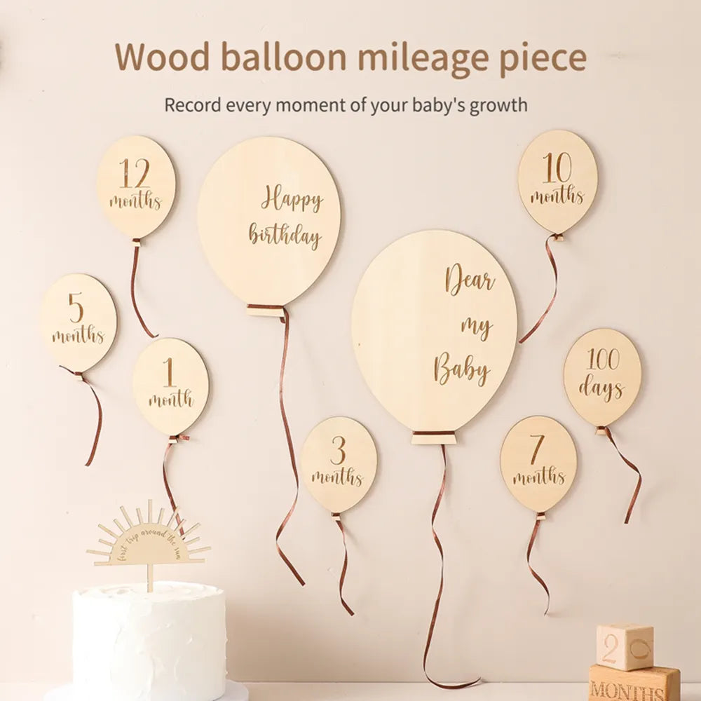 Babyscape Wooden Milestone Numerals