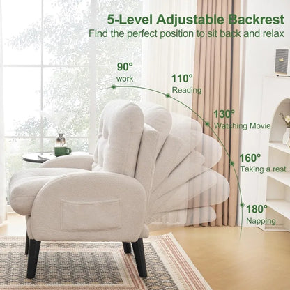 PlushPair Retreat Chair w/ Ottoman