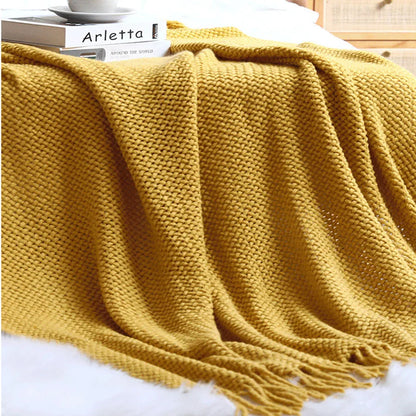 Knitted Nordic Blanket