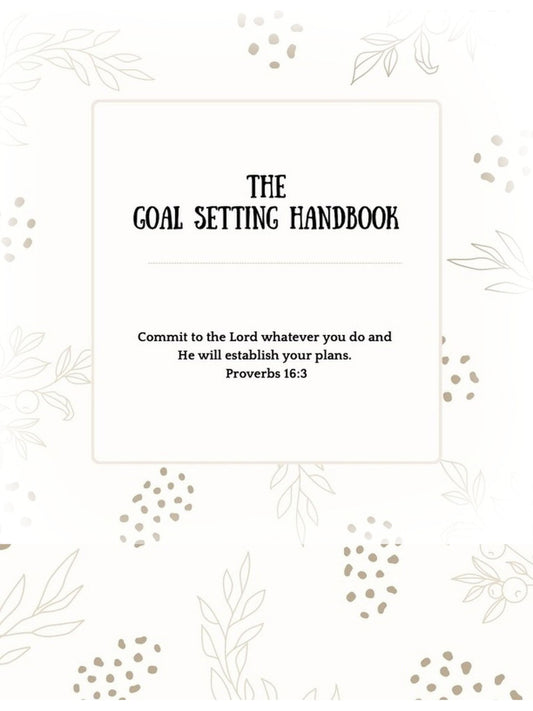 THE GOAL SETTING HANDBOOK (Interactive eBook)